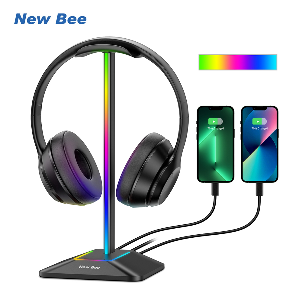 Headphone Stand Desk - Yeni Bee Z8 RGB Kulaklık Standı