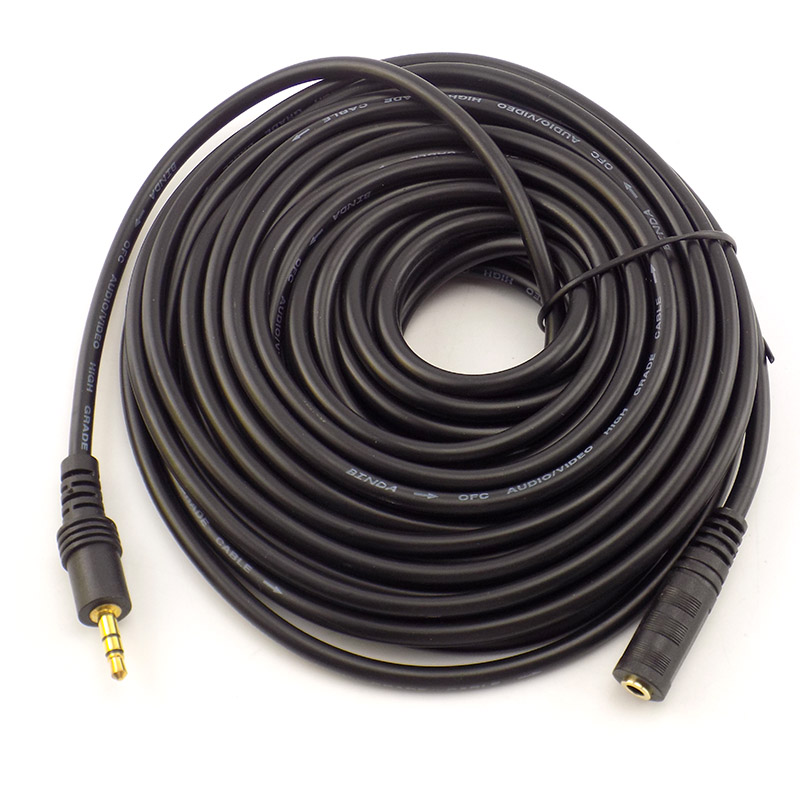 Cable Extension 3.5 - 1.5/3/5/10 M 3.5mm Stereo Erkek Kadın