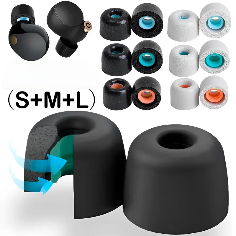Earphone Foam Tip - Hafızalı Köpük Kulaklık Kulak Pedleri Kılıfı