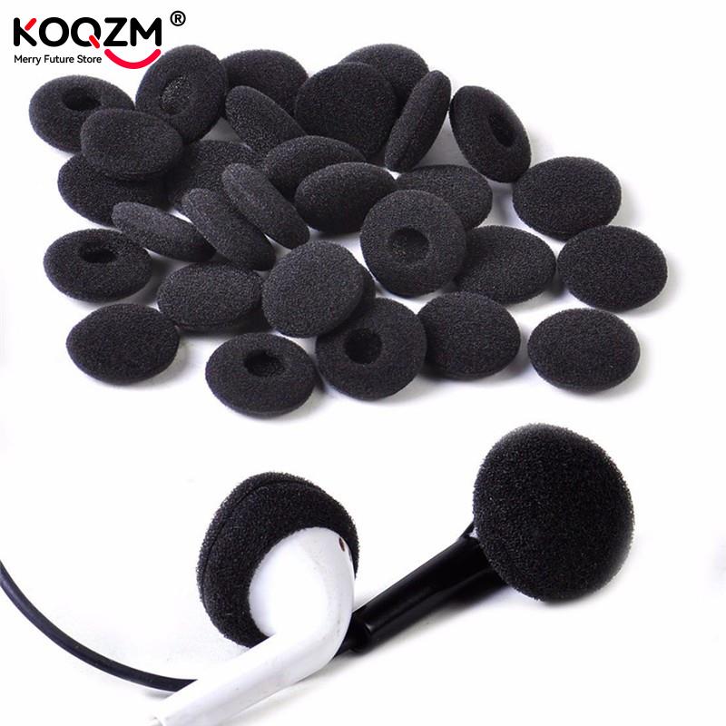 Earphone Foam Tip - 30 adet kulaklık sünger ipuçları siyah