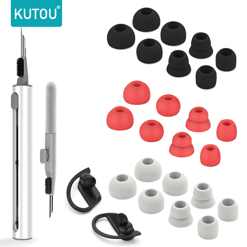 Silicone Ear Tip Replacement - Powerbeats Pro için KUTOU yedek silikon