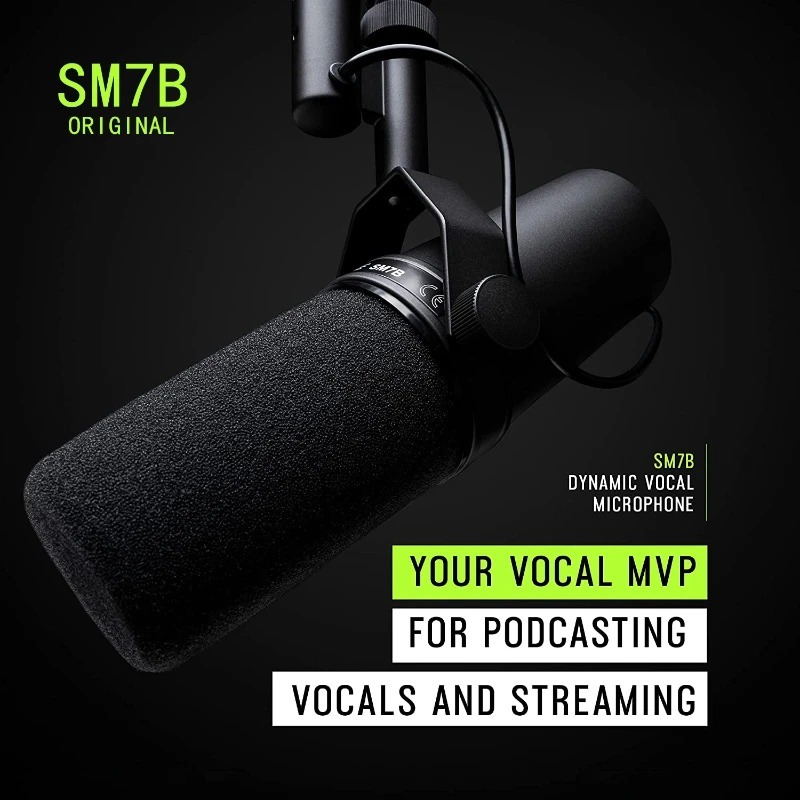 Shure SM7B Mikrofon Sm7b Dinam - Shure Mic Sm7B incelemesi ve fiyatı