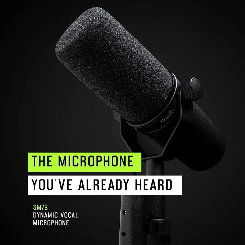 Shure SM7B Mikrofon Sm7b Dinam - Shure Mic Sm7B incelemesi ve fiyatı