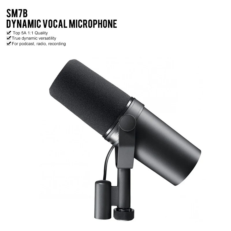 Shure SM7B Mikrofon Sm7b Dinam - Shure Mic Sm7B incelemesi ve fiyatı