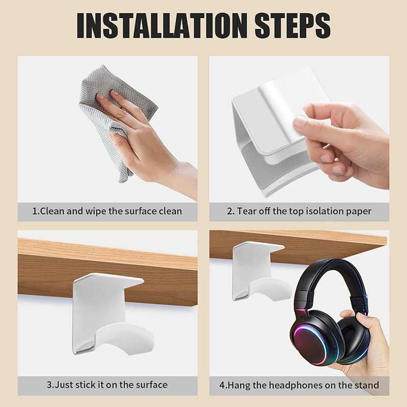 Evrensel Kulaklık Standı Yapış - Headphone Stand Desk incelemesi ve fiyatı