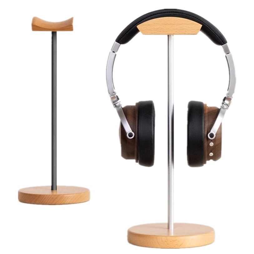Siyah Ceviz Ağacı ve Alüminyum - Headphone Stand Desk incelemesi ve fiyatı