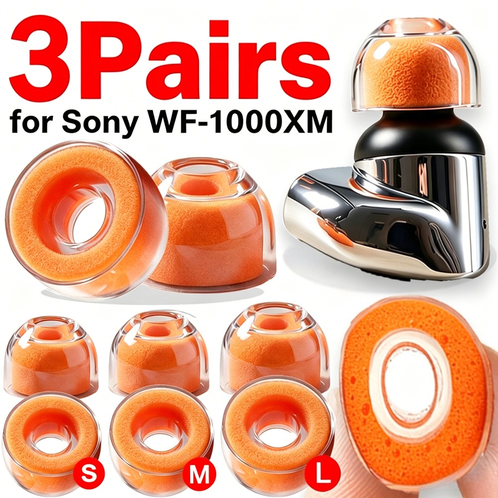 1-3 çift Sony WF-1000XM6/5/4/3 - Earphone Foam Tip incelemesi ve fiyatı